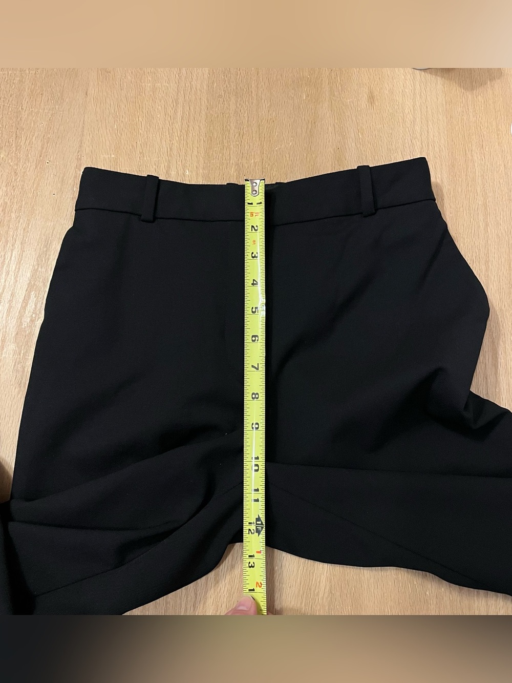 Aritzia / Babaton High Waisted Straight Leg Agency Pant - City Wool - Black - Picture 8 of 13